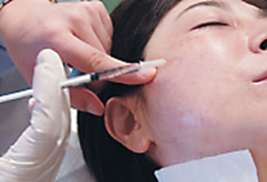 Woman taking treatment