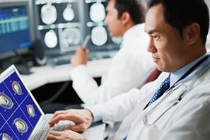 image of working doctor